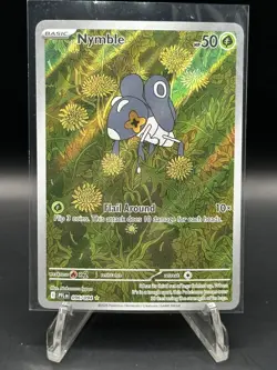 Nymble 96/94 Phantasmal Flames Pokemon Card Illustration Rare Holo Tcg English - Image 1