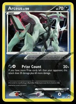 Arceus AR1 Holo Rare Arceus Pokemon Card - Image 1