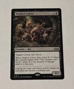 MTG Tangled Colony - Wilds of Eldraine NM - Image 1