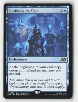 Unstoppable Plan 72 Rare Promo Pack: Aetherdrift Magic: The Gathering Near Mint - Image 1