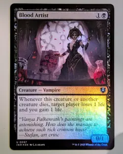 Blood Artist - Innistrad Remastered #97 Foil Uncommon - Near Mint - MtG - Image 1