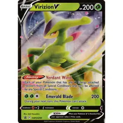 Pokemon XXL Jumbo Karte Virizion V SWSH295 - Englisch - Oversized Card - Image 1