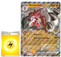 Pokemon XXL Jumbo Karte Wolwerock ex PAL 117/193 - Deutsch - Oversized Card - Image 1