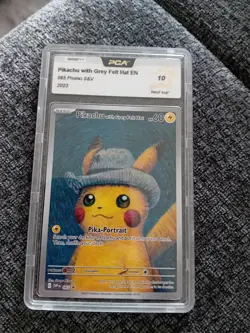 Pokemon x Van Gogh Museum: Pikachu with Grey Felt Hat Carte Promo psa 10 Pca 10 820650856891 - Image 1