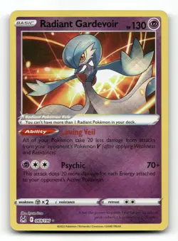 Radiant Gardevoir 069/196 - Lost Origin - Pokemon Card NM/M - Image 1