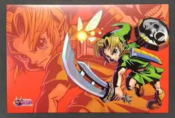 Link The Legend of Zelda Postcard Majora's Mask 3D Japanese Nintendo Japan F/S - Image 1