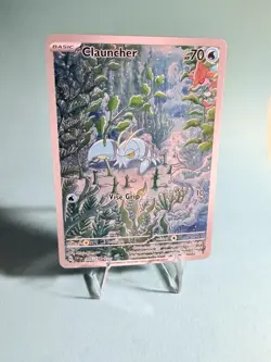 Pokemon Clauncher 205/198 Illustration Rare Full Art Holo Card - Image 1