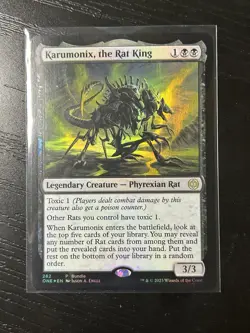 MTG Karumonix, the Rat King Phyrexia All Will Be One Foil Card - Image 1