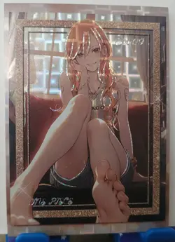Nami One Piece Thousand Sunny Feet Card Serial #210/399 Waifu Anime Manga - Image 1
