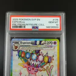 PSA 10 Espeon ex 175 SVP Promo Prismatic Evolutions Graded Pokemon Card - Image 2