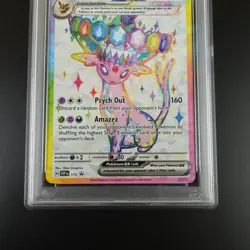 PSA 10 Espeon ex 175 SVP Promo Prismatic Evolutions Graded Pokemon Card - Image 3