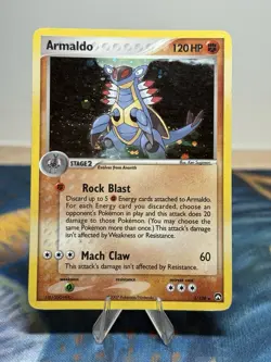 Armaldo 3/108 Ex Power Keepers Holo Rare Pokemon TCG Card - Image 1
