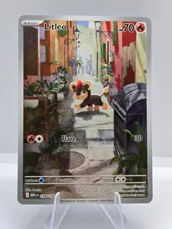 Litleo 139/132 Illustration Rare Mega Evolution Pokemon NM - Image 1