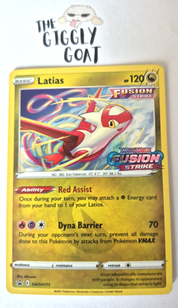 Pokemon Latias SWSH171 - (Prerelease) Promo Sword & Shield Promo - Image 1