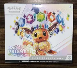 Pokemon S&V Prismatic Evolutions Elite Trainer Box ETB New Factory Sealed - Image 1
