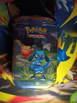 Pokemon TCG Ascended Heroes Mini Tin - Riolu/Darumaka - New - Sealed - Image 1