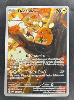 Pokemon Dedenne Illustration Rare Holo ME03 Perfect Order 093/088 NM - Image 1