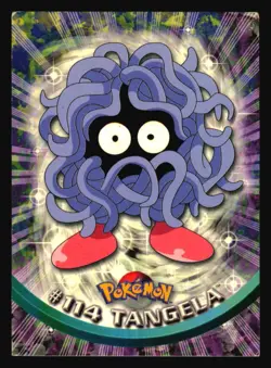 Tangela #114 Pokemon 2000 Topps TV - Image 1