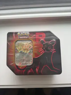 BRAND NEW-Pokemon TCG: Team Rocket Persian Tin-FACTORY SEALED - Image 1