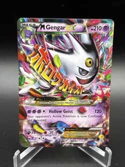 Pokemon TCG M Gengar EX XY166 Promo Collector Chest XY Black Star Promo Holo - Image 1