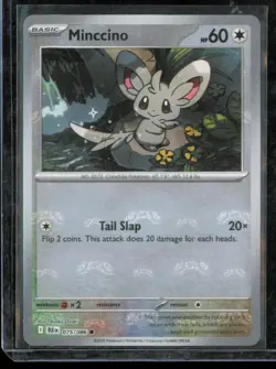 Minccino [Master Ball] #75 Pokemon Black Bolt - Image 1
