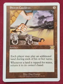 Magic The Gathering 6TH EDITION STORM CAULDRON artifact card MTG SIXTH - Image 1