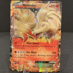 Ninetalex EX 13/83 XY Generations Ultra Rare Holo 2016 Pokemon TCG Card - Image 1
