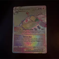 Pokemon Magnezone VSTAR Secret Rare Full Art Holo Card 198/196 Lost Origin - Image 1