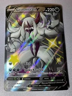 Grimmsnarl V SV116/SV122 Shining Fates Ultra Rare Holo Pokemon TCG Card NM - Image 1