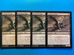 MTG 4x Stinkweed Imp # 54 Duel Decks Izzet vs Golgari Magic the Gathering x4 NM - Image 1