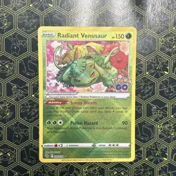 Radiant Venusaur 004/078 Pokemon Pokemon GO Holo Radiant Rare - Image 1