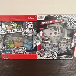 Sam’s Club Pokemon White Flare Binder Collection Bundle (SHIPS ASAP) - Image 1