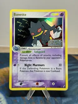 Banette 1/100 Ex Crystal Guardians Rare Reverse Holo Stamped Pokemon Card MP - Image 1