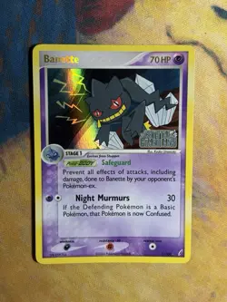 Banette 1/100 Ex Crystal Guardians Rare Reverse Holo Stamped Pokemon Card MP - Image 2