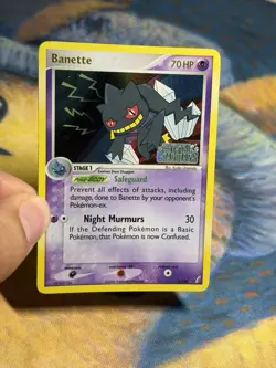 Banette 1/100 Ex Crystal Guardians Rare Reverse Holo Stamped Pokemon Card MP - Image 3