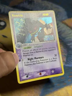 Banette 1/100 Ex Crystal Guardians Rare Reverse Holo Stamped Pokemon Card MP - Image 4