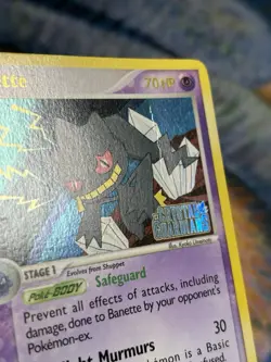 Banette 1/100 Ex Crystal Guardians Rare Reverse Holo Stamped Pokemon Card MP - Image 5