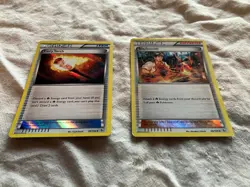 2014 Pokemon Trainer Holo Blacksmith 88/106 Holo Fiery Torch 89/106 - Image 1