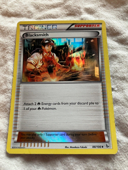 2014 Pokemon Trainer Holo Blacksmith 88/106 Holo Fiery Torch 89/106 - Image 2