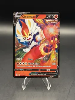 Cinderace V 44/264 Pokemon TCG SWSH08: Fusion Strike NM - Image 1