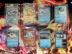Pokemon - Snowflake Stamp BUNDLE (x8) - w/ Pikachu ex & Chien-Pao ex - SEALED - Image 1