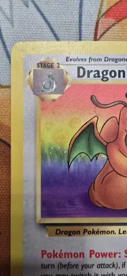 Dragonite 19/62 - Non-Holo Rare - 1999 Pokemon Fossil WoTC - MP - Image 3