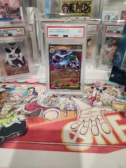 2025 Pokemon Phantasmal Flames Mega Charizard #013 EX EN Graded PSA 9 - Image 1