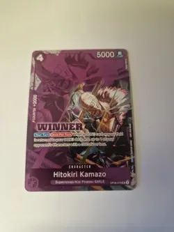 One Piece Card Hitokiri Kamazo OP06-076 - Winner Promo - Image 1
