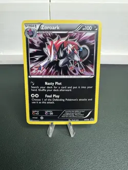 Pokemon Zoroark TCG BW09 Black White Black Star Promo Holo Card Lightly Played - Image 1