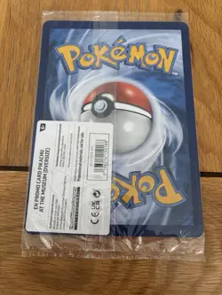 Pokemon TCG Pikachu At The Museum Promo Card Brand New Sealed - Image 2