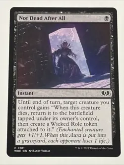 MTG Wilds of Eldraine Not Dead After All 0101 NM - Image 1