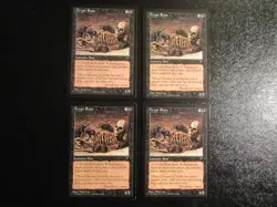Magic the Gathering MTG Crypt Rats X4 Visions WE COMBINE ON SHIPPING - Image 1