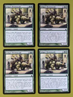 Golgari Brownscale x4 Ravnica: City of Guilds 4x Playset Magic the Gathering MTG - Image 1