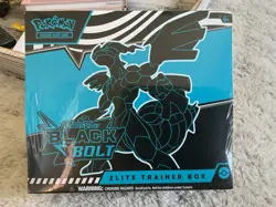 Pokemon TCG Black Bolt Elite Trainer Box Etb Factory Sealed NEW With Case - Image 1